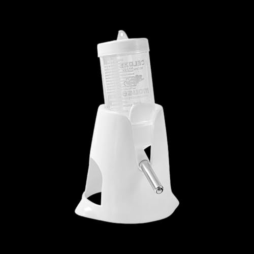 Tiardey Hamster Water Bottle Leak Proof 80ml Water Bottle with Double Bowl Base for Small Animals in Cages or Habitats - Image 3