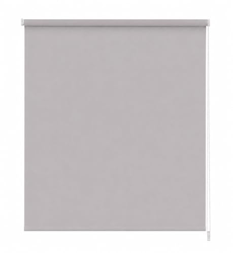 Estoralis Gove | Estor Enrollable Diseño Moderno | Translúcido Liso | Color Gris | 80 x 180 cm (Ancho/Alto) Tamaño Tela 77 x 175 cm | Estores para Ventanas y Puertas