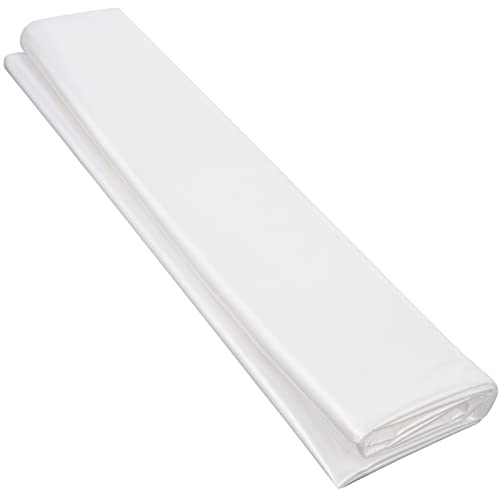 VEVOR Película para Invernadero de 3,7 x 30,5 m, Cubierta de Polietileno Transparente Espesor 0,15 mm, Película de plástico agrícola Resistente a los Rayos UV para Jardinería, Agricultura y Ganadería