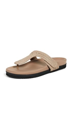 R0AM Women's Raffy T Strap Slides