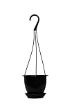 Dogwood Farm Market 4.5inch Mini Black Plastic Hanging Basket by Koba (10)