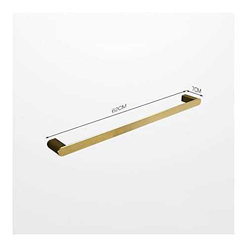 Support de rangement mural pour douche et porte-serviettes brossé - 4