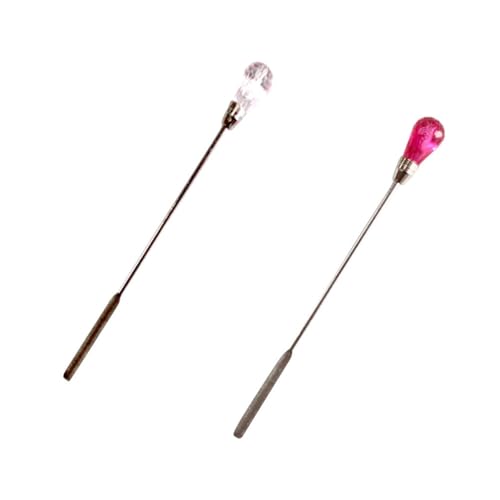 POPETPOP 2 piezas varillas metálicas para mezclar uñas