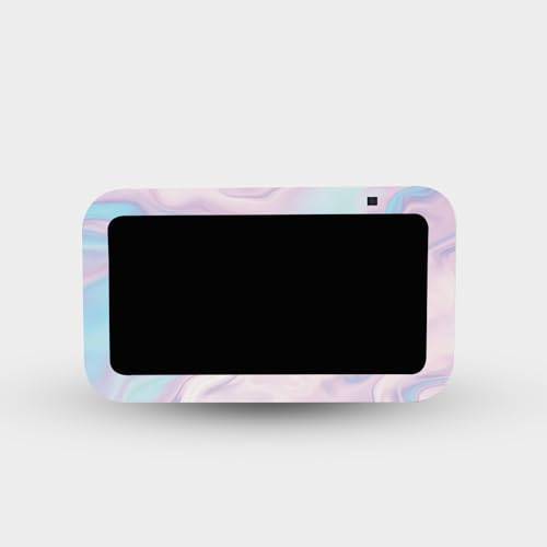 MightySkins Skin Compatible with Amazon Echo Show 5 (Gen 3) - Pastel Wave | Protective, Durable, and...