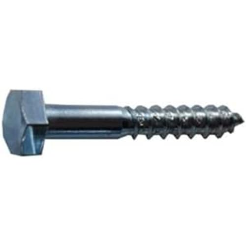 Merriway BH02706 Vierkantkopfschraube M8 x 40 mm, Verzinkt, Weiß, 100 Stück