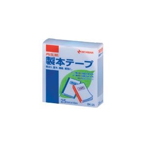 (業務用セット) ニチバン 製本テープ〈再生紙〉 25mm幅 BK-2532 パステルブルー 1巻入 【×5セット】