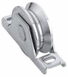 Gayner - Rueda soporte encastar canal v diámetro 80 bicromatado