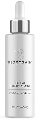 Topical Hair Treatment by Deoxygain - Advanced Hair Growth Formula with 2DDR to Stimulate Follicles Block DHT & Support Hair Regrowth Thicker Fuller Hair Scalp Coverage for Men and Women - 2 fl oz