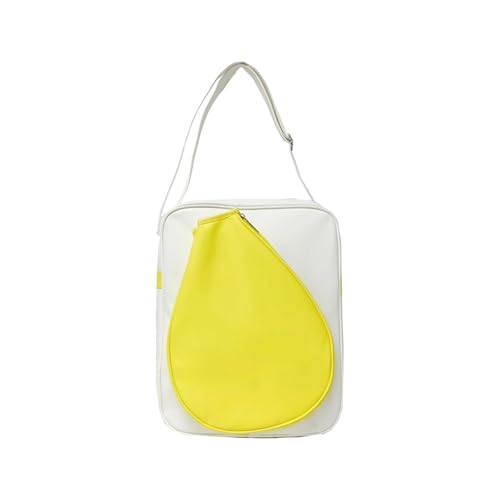 Aosekaa Tennis Bag Badminton Backpack Professional Shoulder Strap Practical Equipment Travel Badminton Racquet Bag for Men Women, Yellow