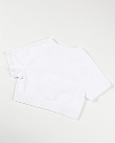 Image of AUROLA Serpent Snake Seamless Workout T-Shirts for Women,Short Sleeve Crop Top Gym Yoga Athletic Shirts Tee