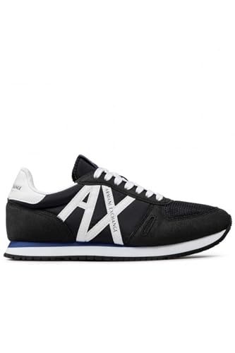 Armani Exchange Men's Micro Suede Multicolor Sneakers2