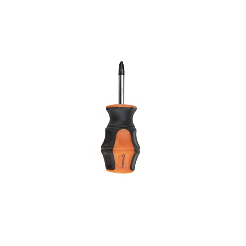 Image of Groz Cushioned Grip Screwdriver with Magnetic Tip | Philips Head | Durable Construction | Corrosion Resistant | Non-Slip Grip | Screwdriver for Home, Professional, DIY Use | SCDR (PH2 X 38 mm)