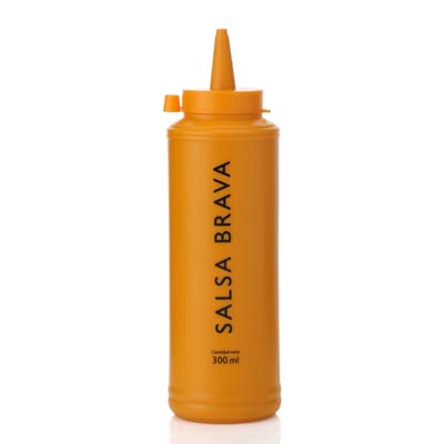 Salsa Brava Rioba en Formatos de Biberón: 300 ml y 770 ml - Sin Gluten y Sin Lactosa, Ideal para Restaurantes y Eventos' (3, Biberón 300g.)