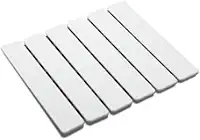 Tapete Estrado Antiderrapante para Box Banheiro STM Plastic 53x48 (1, Branco)