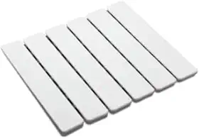 Tapete Estrado Antiderrapante para Box Banheiro STM Plastic 53x48 (1, Branco)