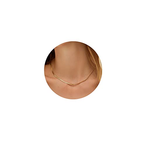 Collier à chevrons en or EASYHAUTE idée cadeau bijou raffiné femmes et filles