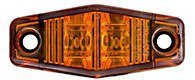 Optronics (1) LED Light 2 Diode Amber 1x2.5 Surface Mount Clearance Side Marker Trailer