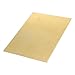 H62 Brass Sheet, for Precision Cut Brass Plate 0.5-2.0mm, Resistant Brass for Electronics, for Durable Industrial Brass for Machinery & Decorative(1.0 * 100 * 100mm)