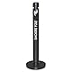 Rubbermaid Commercial Products Smokers Pole Ash Bin Aluminium Weather-resistant Base Diameter 324mm Height 1041mm Ref R1BK