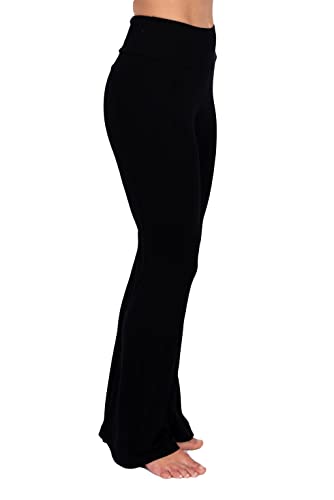 JJwinks Women's Happy Hour Pant - Loose Fit Flared Bottom Pants, No Muffin Top 4in Waistband for Lounging3