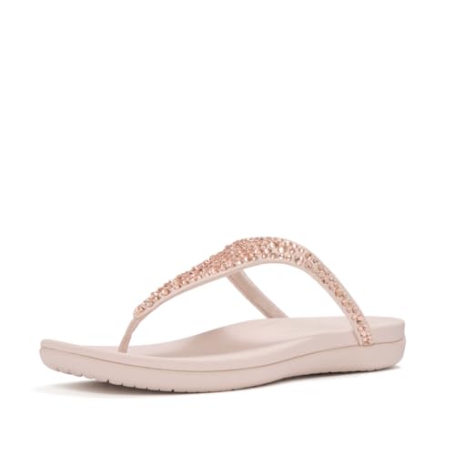 [�t�B�b�g�t���b�v] ���K�i ���f�B�[�X �T���_�� SOLAY MIXED-CRYSTAL TOE-POST SANDALS Nude Rose (23.0 cm~23.5 cm)