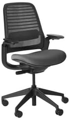 Product image of Steelcase Series 1 Office Chair - Ergonomic Work Chair with Wheels for Carpet - Helps Support Productivity - Weight-Activated Controls, Back & Arm Support - Easy Assembly - Graphite