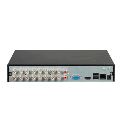 DAHUA DVR 5 Megapixel 16 canali Lite/WizSense/Cooper-I/H.265+/ 16 canali HDCVI +8 IP/fino a 24 canali IP/SMD Plus/ 1 Sata fino a 16TB/Supporta CVI/AHD/TVI/CVBS e IP/POS Funzioni