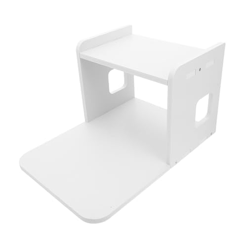 SHINEOFI Soporte para Impresora de Escritorio con Estante de Organizador de Impresora de Oficina Estante de Almacenamiento Compacto para Etiquetas de Envío y Accesorios