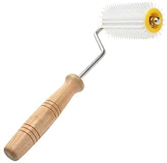 Plastic Uncapping Needle Roller Extractor Tool with Hard Wood Handle Beekeeping Equipment Bee Hive Hand Tool Beekeeper to