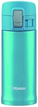 Zojirushi Stainless Steel Vacuum Insulated Bottle Flask, 0.36L, Marine Blue (SM-KB36-AW)