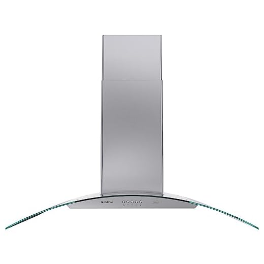 Coifa de Parede Cadence Inspire 90 cm, Vidro Curvo, CFA395, 110V