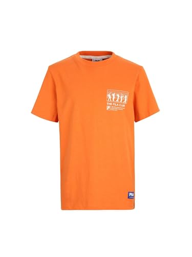 T-shirt orange enfant Fat0257 Fila idéal pour le sport et l'école