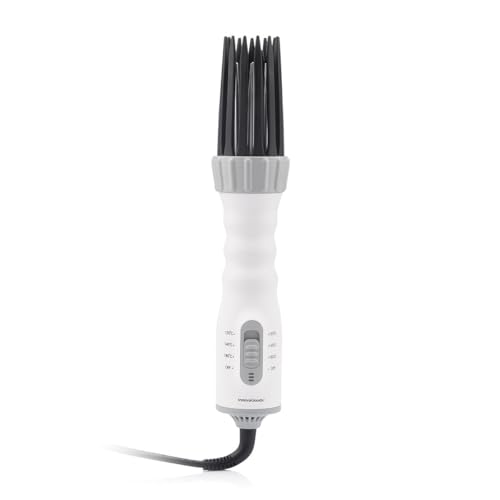 Brosse à cheveux électrique anti-frisottis pour sécher et lisser les cheveux rebelles