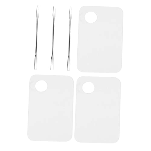 VINTORKY Diy Beauty Palette Set 3 Sets with 6pcs Spatulas Smooth Surface for Easy Cleaning
