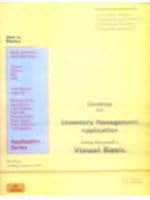 Develop An Inventory Management Application Using Ms. Vb 8190133128 Book Cover