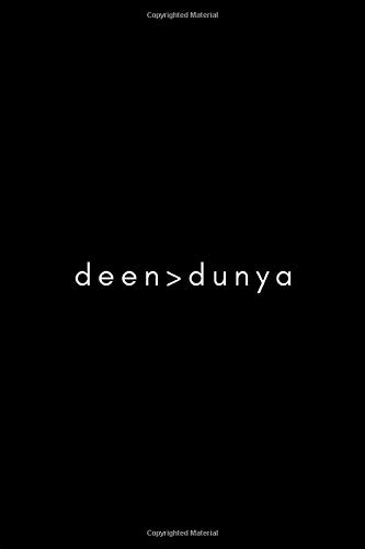 Deen>DΓΒΌnya: Muslim Journal (Black) Deen>DΓΒΌnya: Muslim Journal (Black)