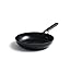 KitchenAid Sartén Antiadherente de Aluminio, Apta para Todo Tipo de Cocinas, Inducción, Horno y Lavavajillas, 24 cm, Negra