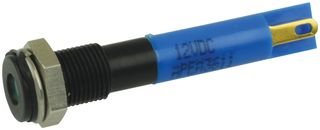 APEM Q6F1BXXB12E PANEL MOUNT INDICATOR, LED, 6MM, BLUE, 3.8V
