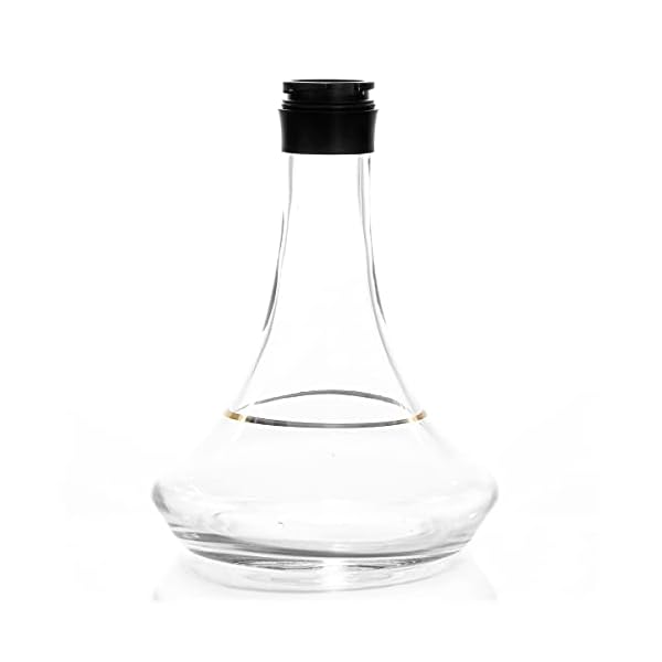 Aladin Shisha Alux - M3 - Ersatzglas - Gold Shisha Bowl - Shisha Ersatzglas