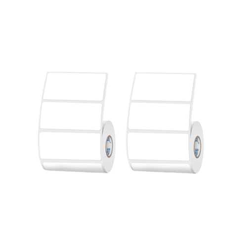 2 ���[���T�[�}�����x���X�e�b�J�[�z���C�g 40 �~�����[�g�����h�����x���� DIY �^�O�X�[�c�APhomemo �|�[�^�u���v�����^�ɑΉ�(45mmx20mm)