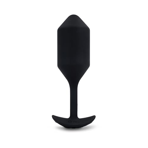 Image of b-Vibe Vibrating Snug Plug 1 Anal Plug Adult Toys, Adult Sex Toys Anal Plug for Couples, Anal Training, and Sexual Stimulation Device for Butt Plug - Black