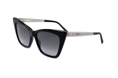 JIMMY CHOO Cat Eye Sunglasses Lucine 8079O Black 55mm