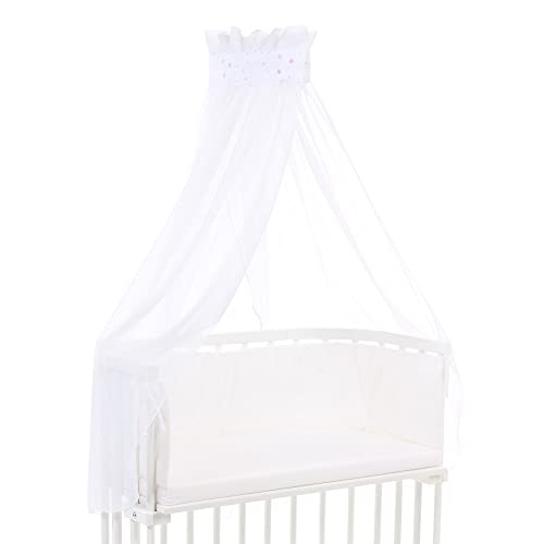 Protector acolchado babybay Piqué con cintas de sujeción estables 4