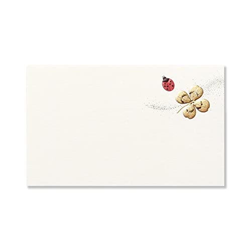 G.C.PRESS ミニメッセージカード テントウムシとクローバー 077-41