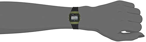 Casio Men's Classic F91WM-3A Green Silicone Watch - Image 5