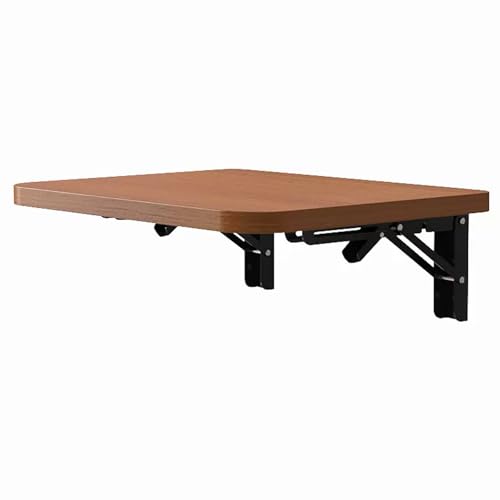 Table murale pliante en bois de qualité supérieure marron