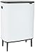 Brabantia Bo Touch Bin Hi Cubo de basura con patas 60 l, color blanco