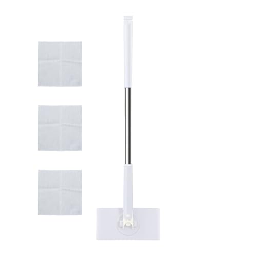 Qoukonao Serpillette Manuelle | Serpillette Mini Changement de Lingette - Nettoyeur de Sol Portable Longueur 70 cm Compatible Lingettes Visage pour Maison Cuisine Salle de Bain Appartement