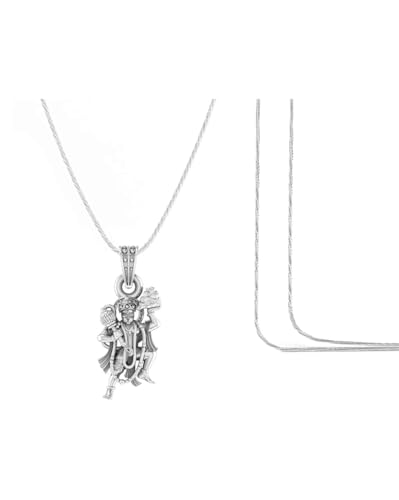 Pendentif Hanuman argent 925 Mtrolls 600652867, collier divinité hindoue petit format 8,6 g