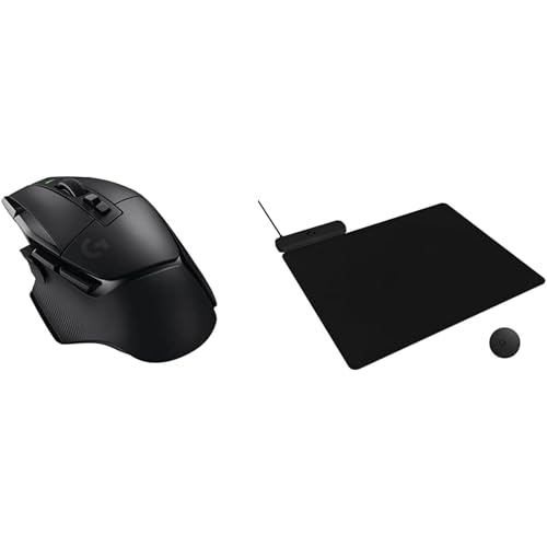 Image of Logitech G502 X Lightspeed Wireless Gaming Mouse + Powerplay 2 Wireless Charging Mouse Pad Bundle - Black